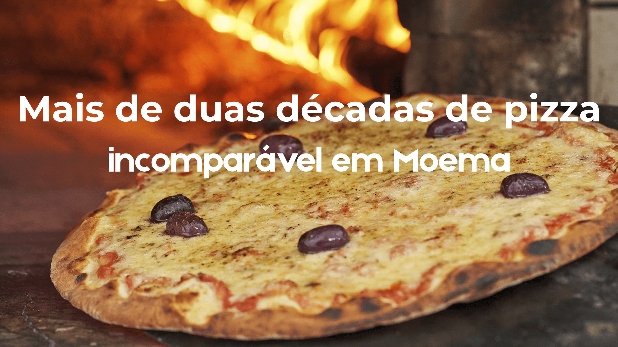 Mais de duas décadas de pizza incomparável em Moema